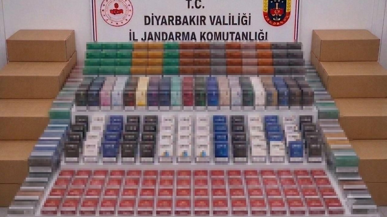 Diyarbakır’da çok sayıda gümrük kaçağı ürün ele geçirildi