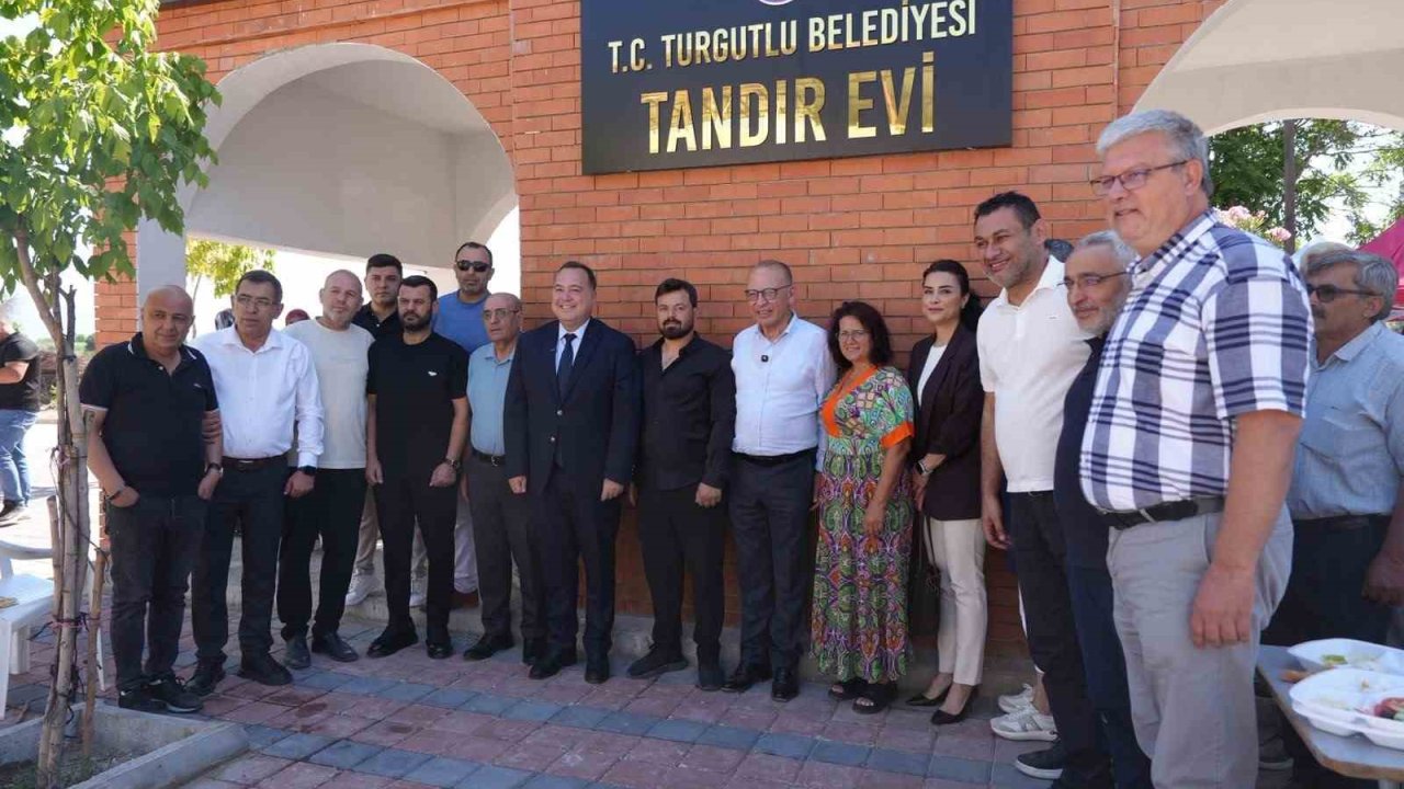 Turgutlu’da mahalle kültürünü yaşatacak ’Tandır Evi’ hizmete açıldı