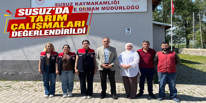 Kars'ta Tarım Çalışmaları Susuz'da Değerlendirildi