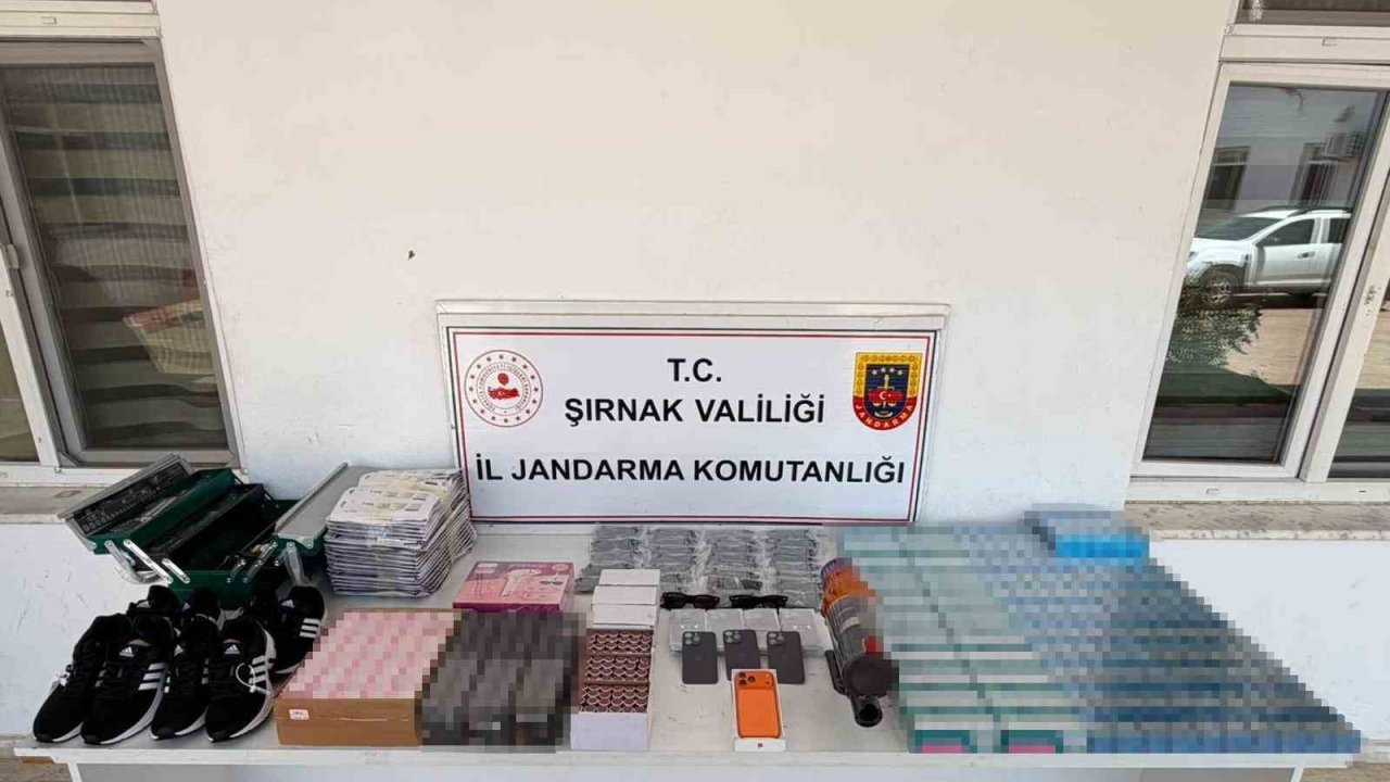 Şırnak’ta kaçakçılık operasyonu: Silah, sigara ve milyonluk kaçak ürün ele geçirildi