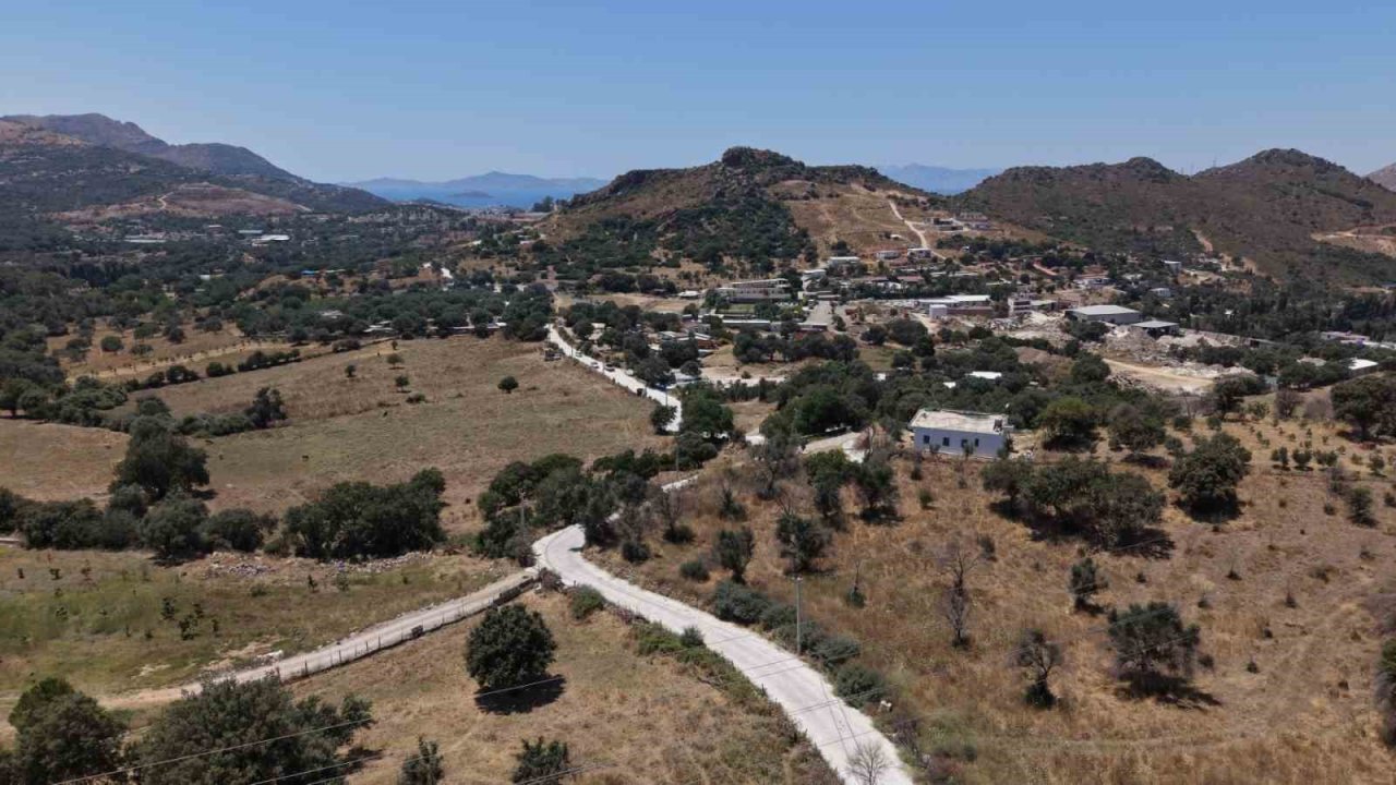 Bodrum’da 125 bin metrekarelik beton yol ve parke çalışması