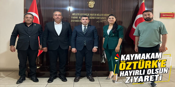 Susuz Kaymakamı Öztürk’e Hayırlı Olsun Ziyareti