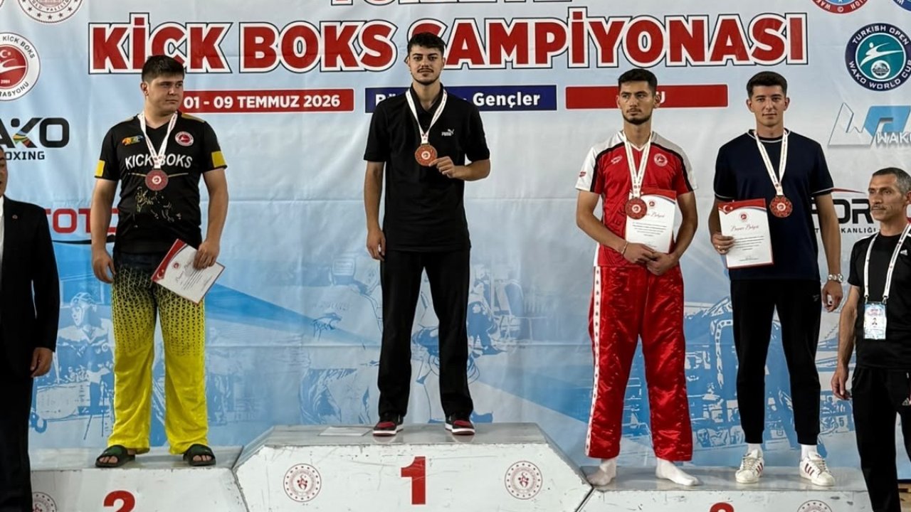 Vanlı sporcu Alim Yönten Türkiye şampiyonu oldu