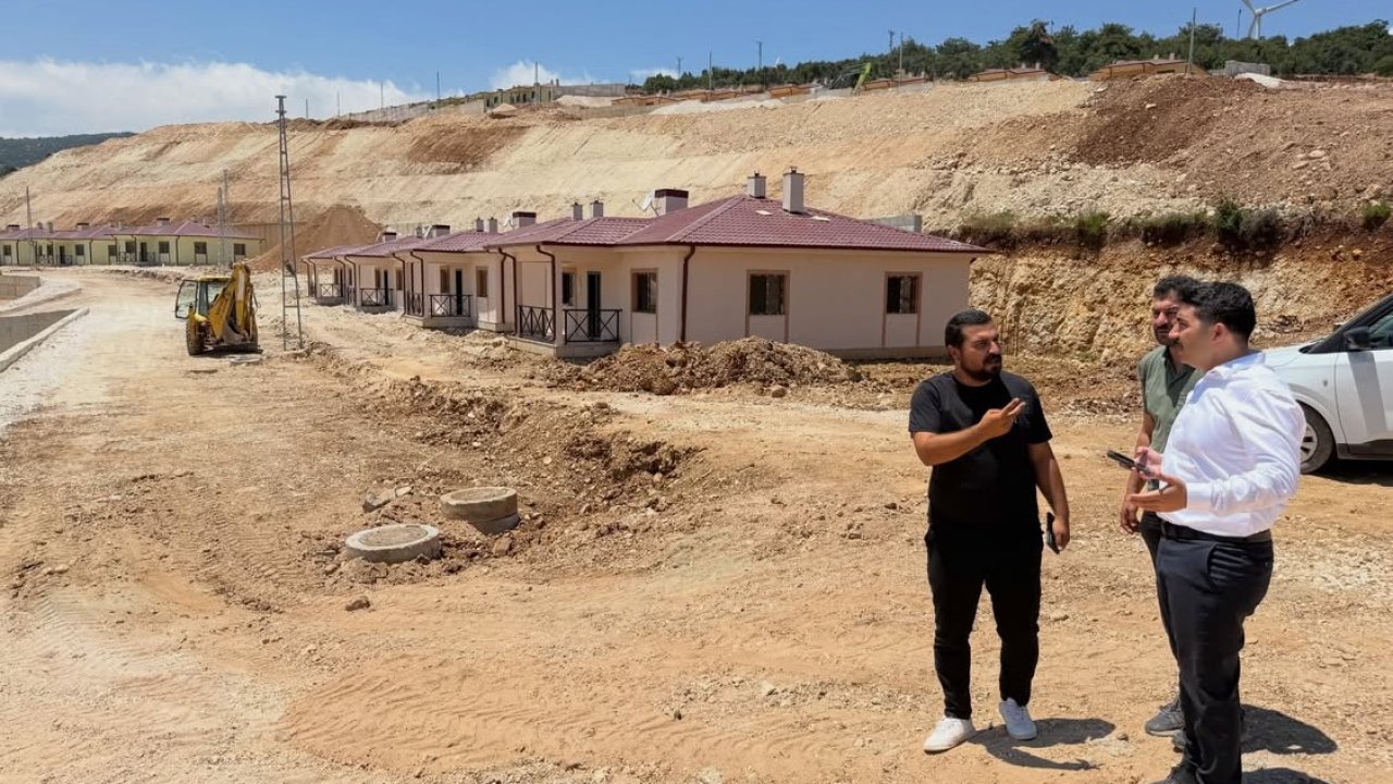 Şenköy’de afet konutları tamamlanma aşamasına geldi