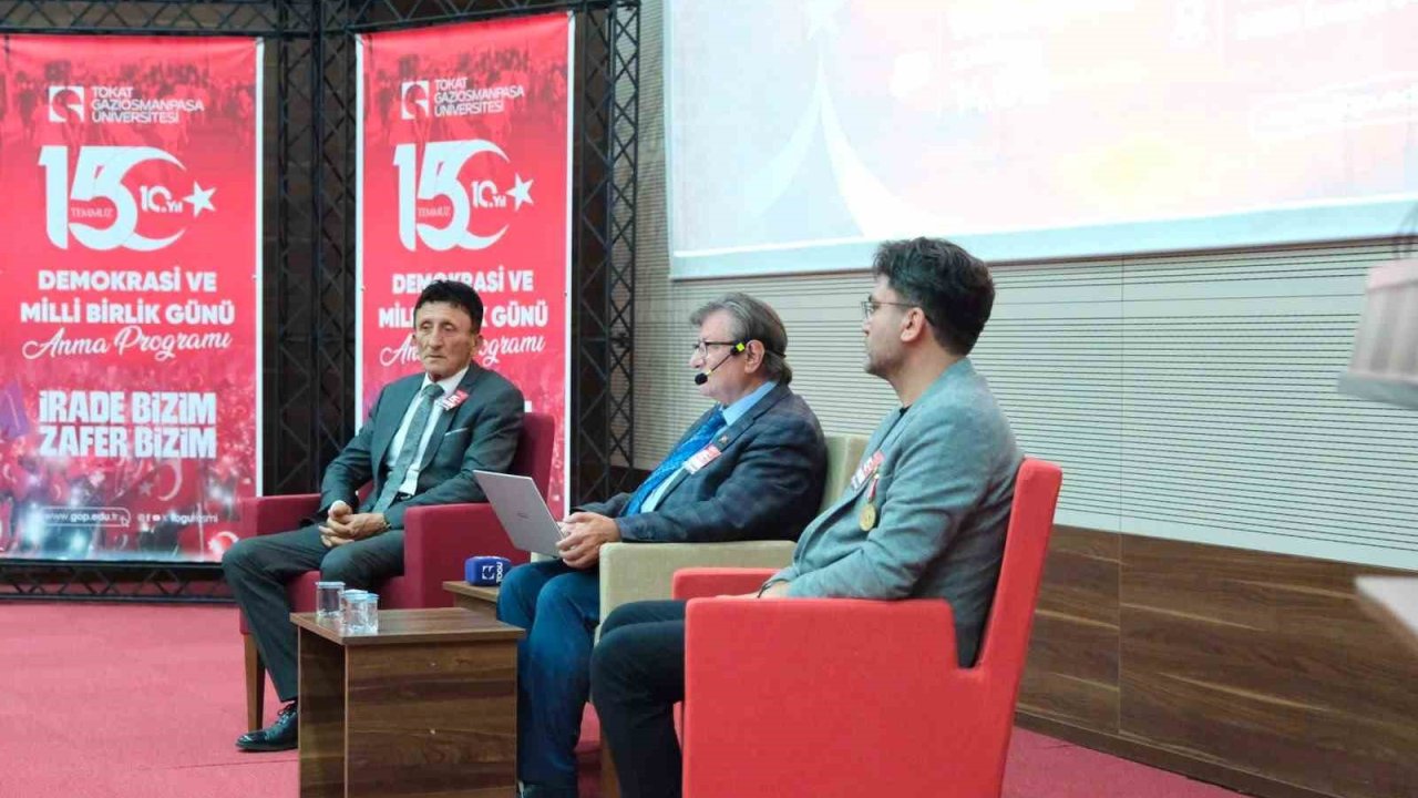TOGÜ’de demokrasi destanı tanıklıklarla anlatıldı