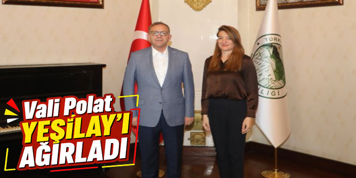 Kars Valisi Ziya Polat, Yeşilay Kars Şube Başkanı İlgar’ı Ağırladı