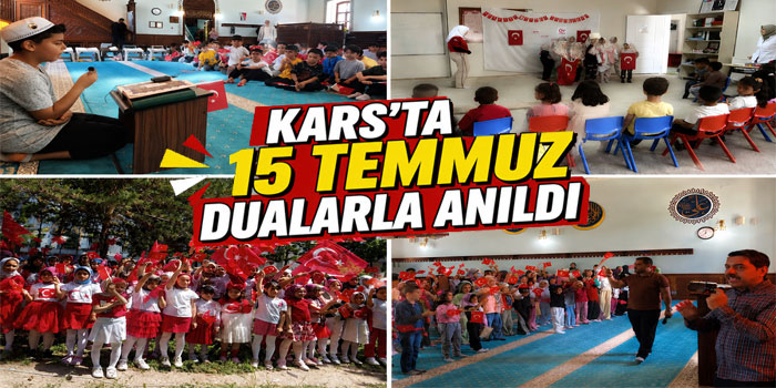 Kars’ta Yaz Kur’an Kurslarında 15 Temmuz Anma Programı Düzenlendi