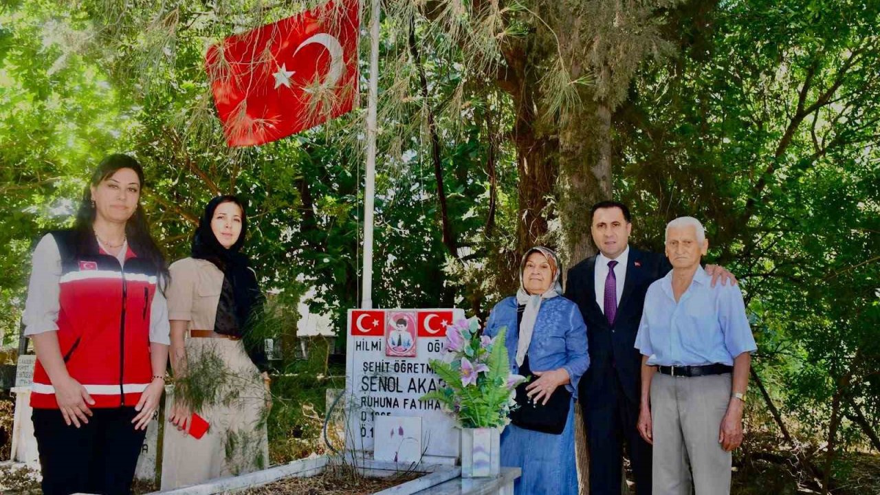 Aydın’da şehit öğretmenin ailesine anlamlı vefa