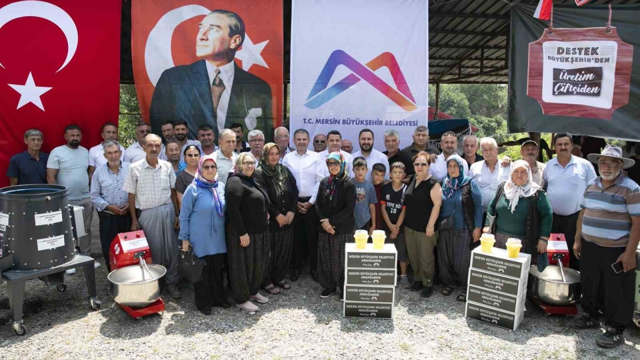 Mersin’de üreticiye çok yönlü tarım desteği