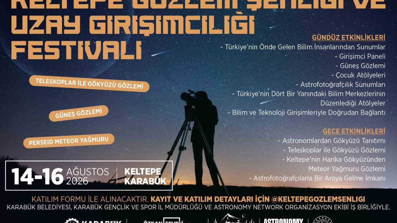 Keltepe’de gökyüzü ve bilim tutkunları buluşacak