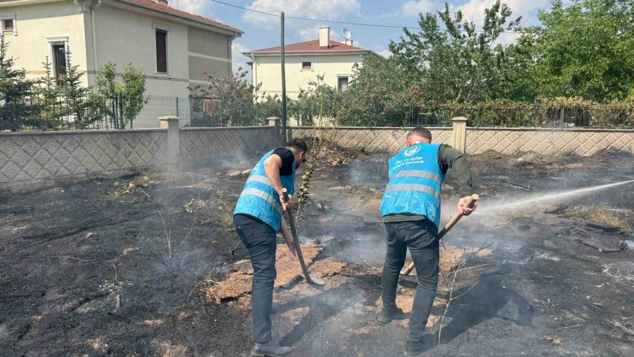 Ülkü Ocakları Kayseri İl Başkanlığı’ndan yangın duyarlılığı