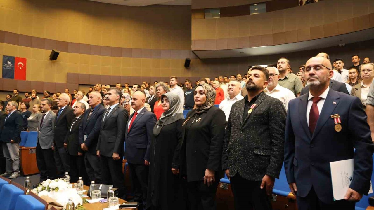 15 Temmuz Gazileri Düzce Üniversitesinde