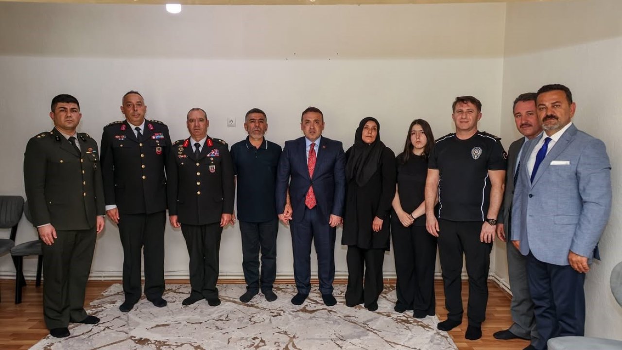 15 Temmuz’da şehit ailesine anlamlı ziyaret