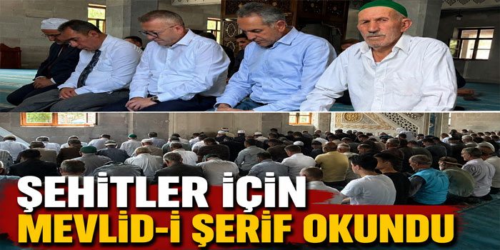 Kars’ta 15 Temmuz Şehitleri İçin Mevlid-i Şerif Okundu