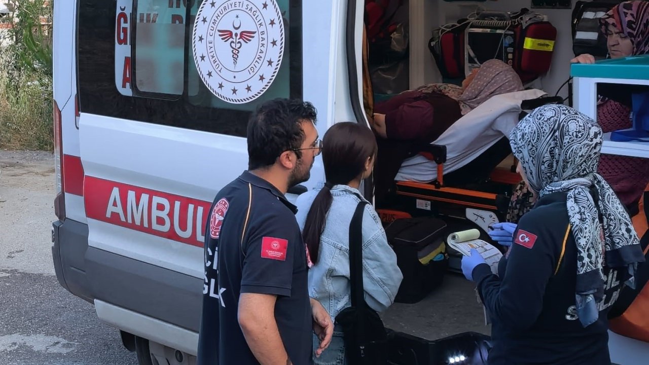 Tarım işçilerini taşıyan servis devrildi 6 işçi yaralı
