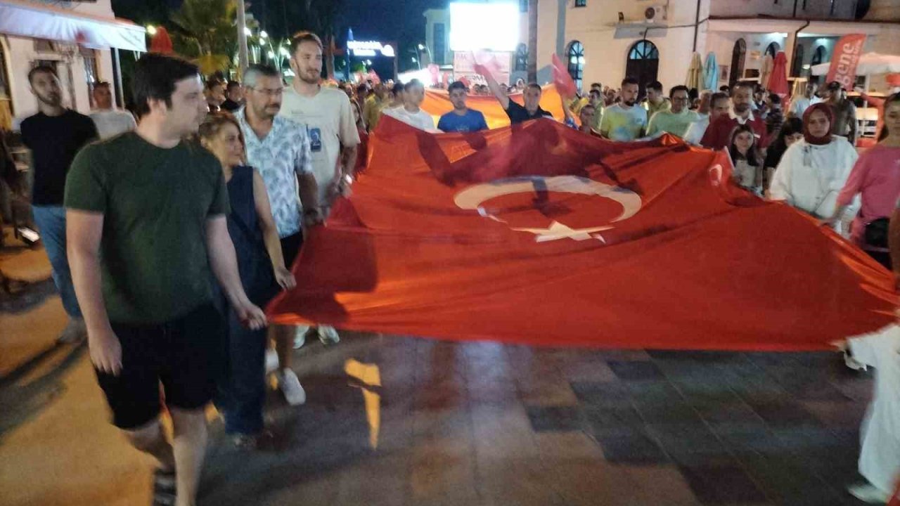 Köyceğiz’de 15 Temmuz kutlamaları gerçekleştirildi