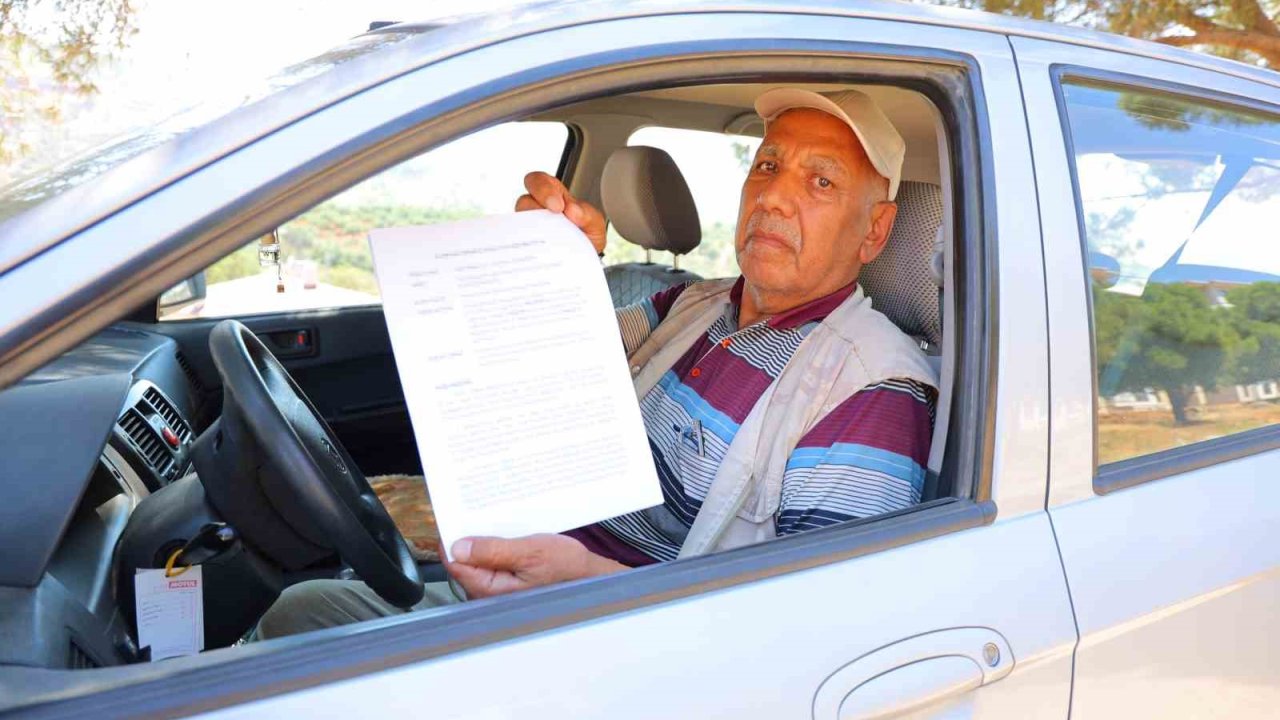 Yol çalışması mağduru oldu, 10 bin lira ceza kesildi