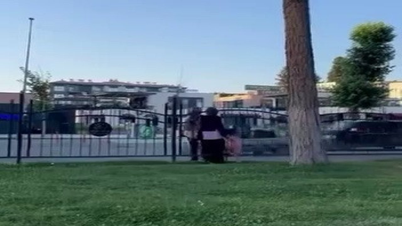 Korkuluğu aşıp trafiği tehlikeye attılar