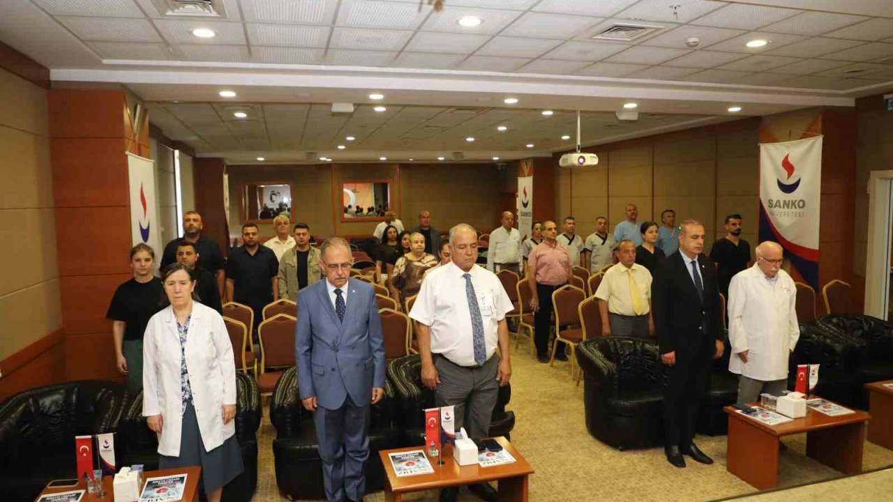 SANKO Üniversitesi’nde 15 Temmuz Demokrasi ve Milli Birlik Günü Anma Programı düzenlendi