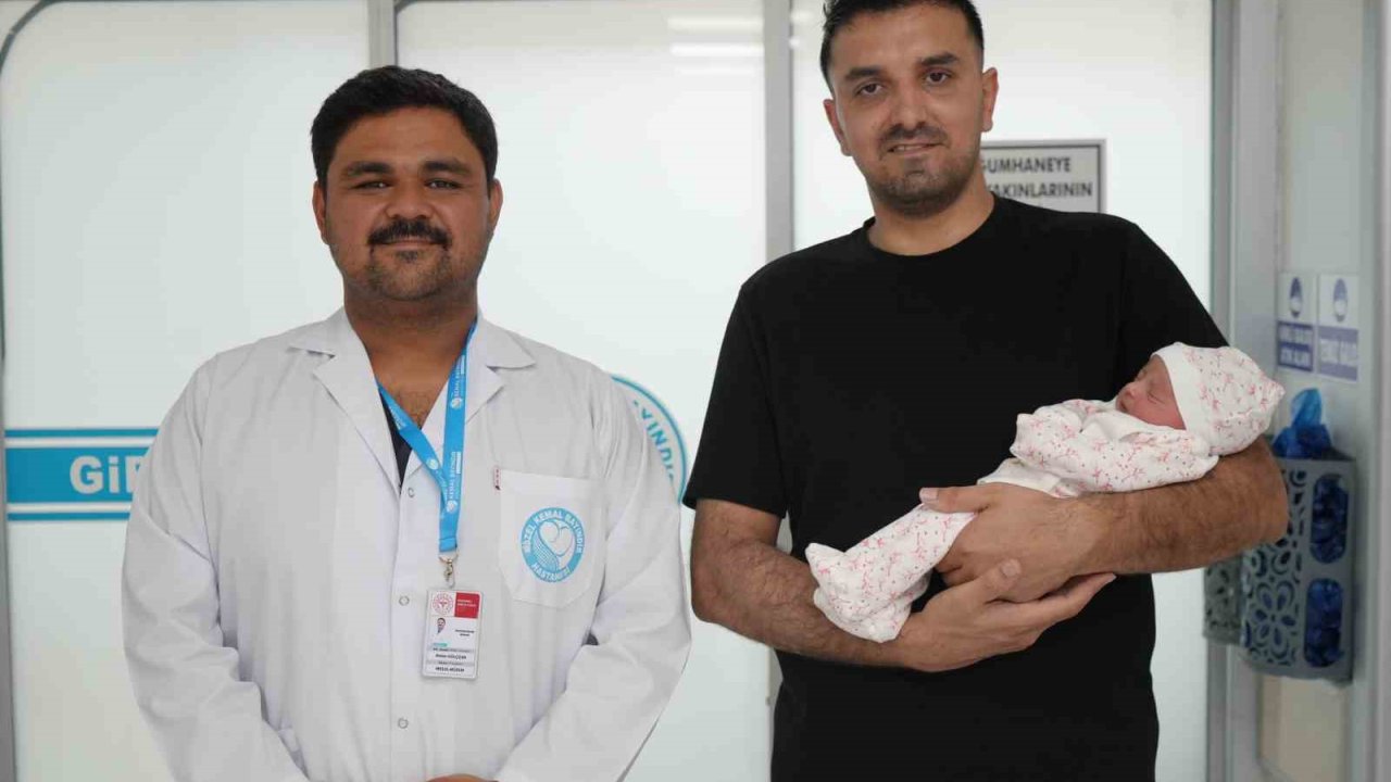 Normal doğum için 503 kilometre katetti