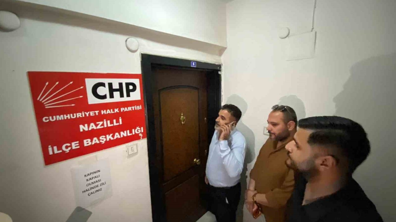 CHP Nazilli ilçe teşkilatında devir teslim krizi