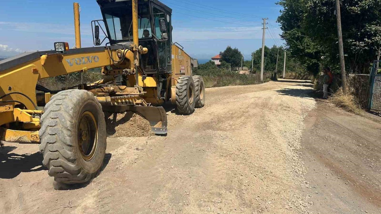 Düzce’de köylerde alt yapı çalışmaları sürüyor