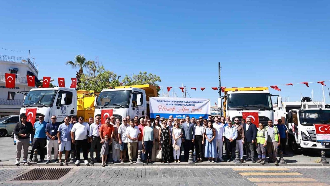 Bodrum’da son iki yılda toplam 48 yeni araç envantere katıldı