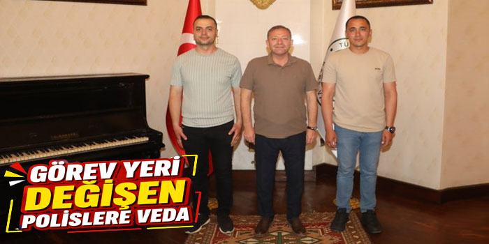 Kars Valisi Ziya Polat'tan, Görev Yeri Değişen Polislere Veda