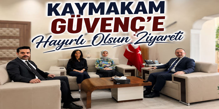 Arpaçay’da Kaymakam Güvenç’e Adliye Mensuplarından Ziyaret