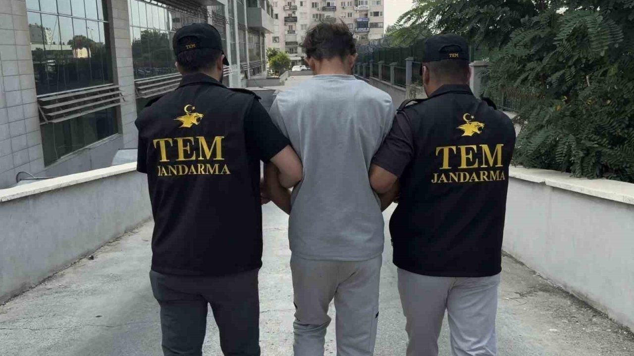 Mersin’de terör operasyonunda yakalanan şüpheli tutuklandı