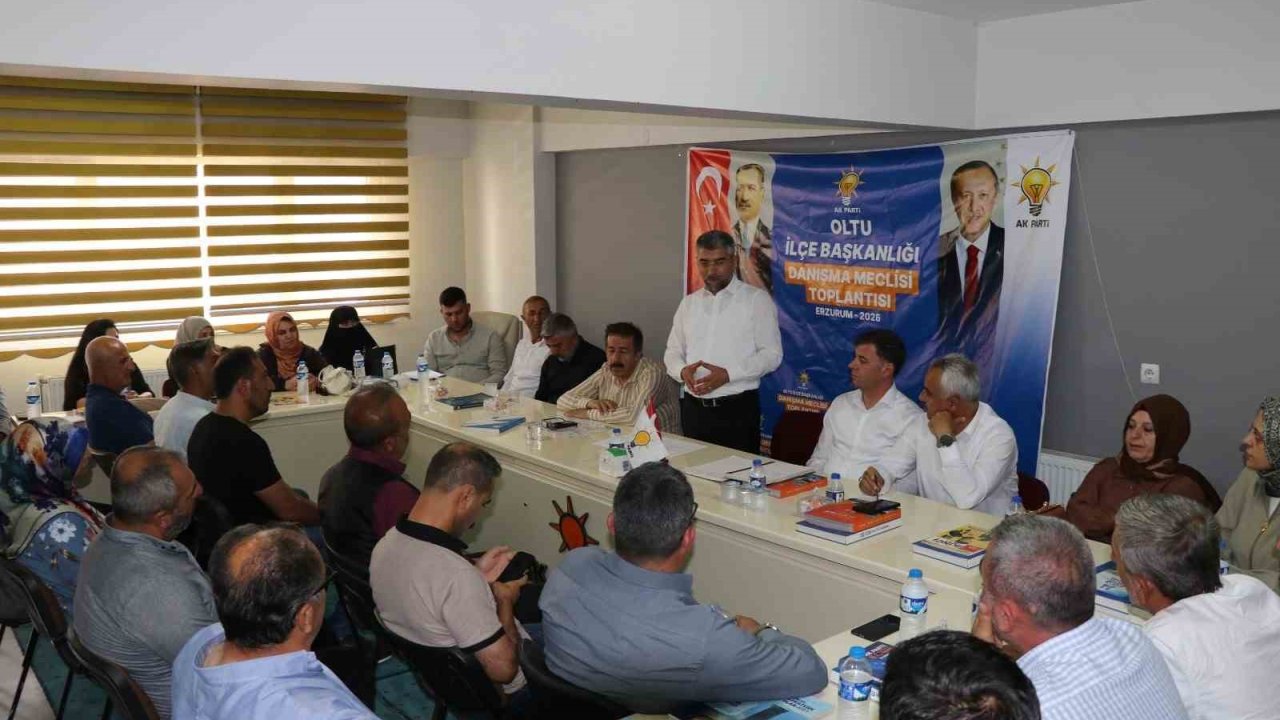 AK Parti Oltu’da 2026 danışma meclisi toplantısını gerçekleştirdi