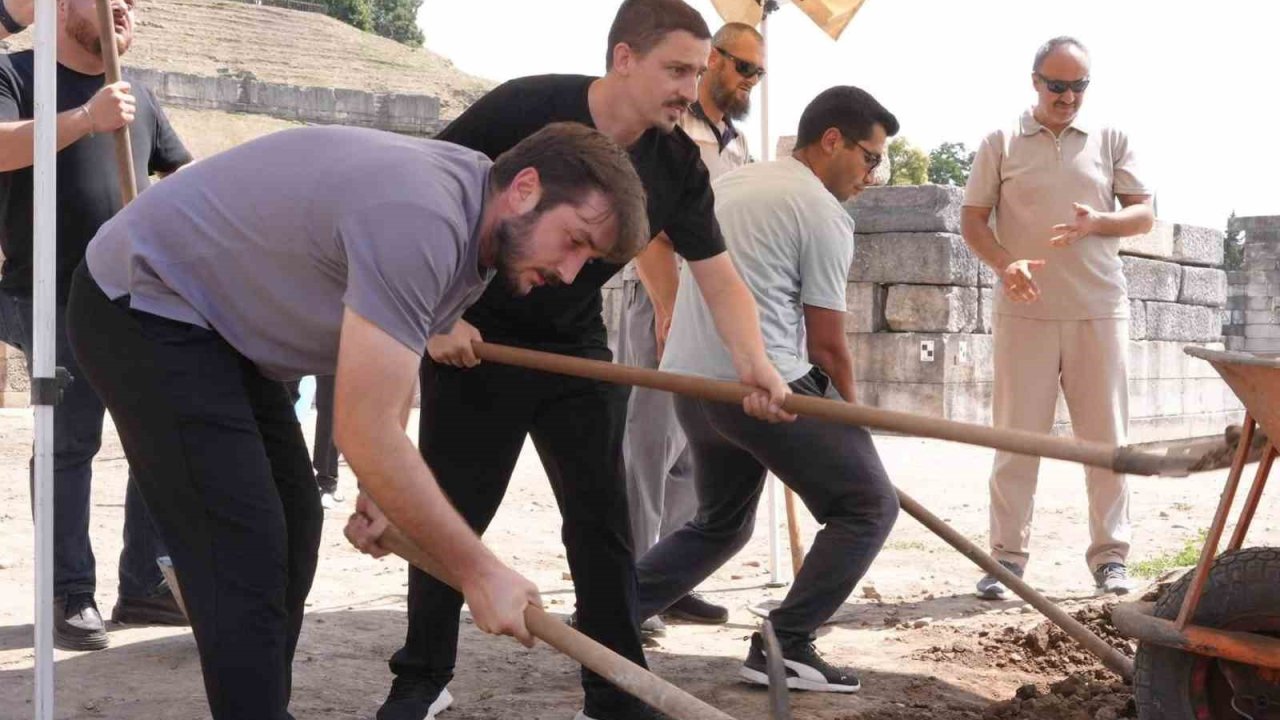 Konuralp ‘te restorasyon öncesi son hazırlıklar yapılıyor