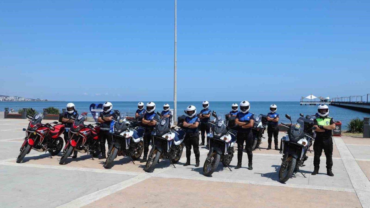 Samsun’da zabıtaya hızlı müdahale gücü: Motosikletli ekipler sahada