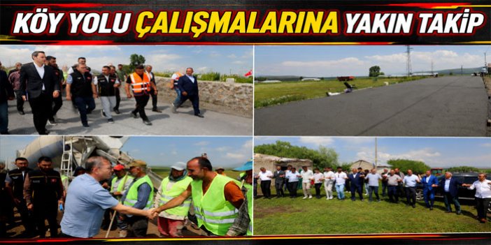 Kars Valisi Ziya Polat Selim’de Yol Çalışmalarını İnceledi