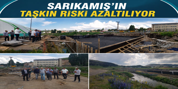 DSİ’den Sarıkamış’ta Taşkın Kontrol Projesi İncelemesi