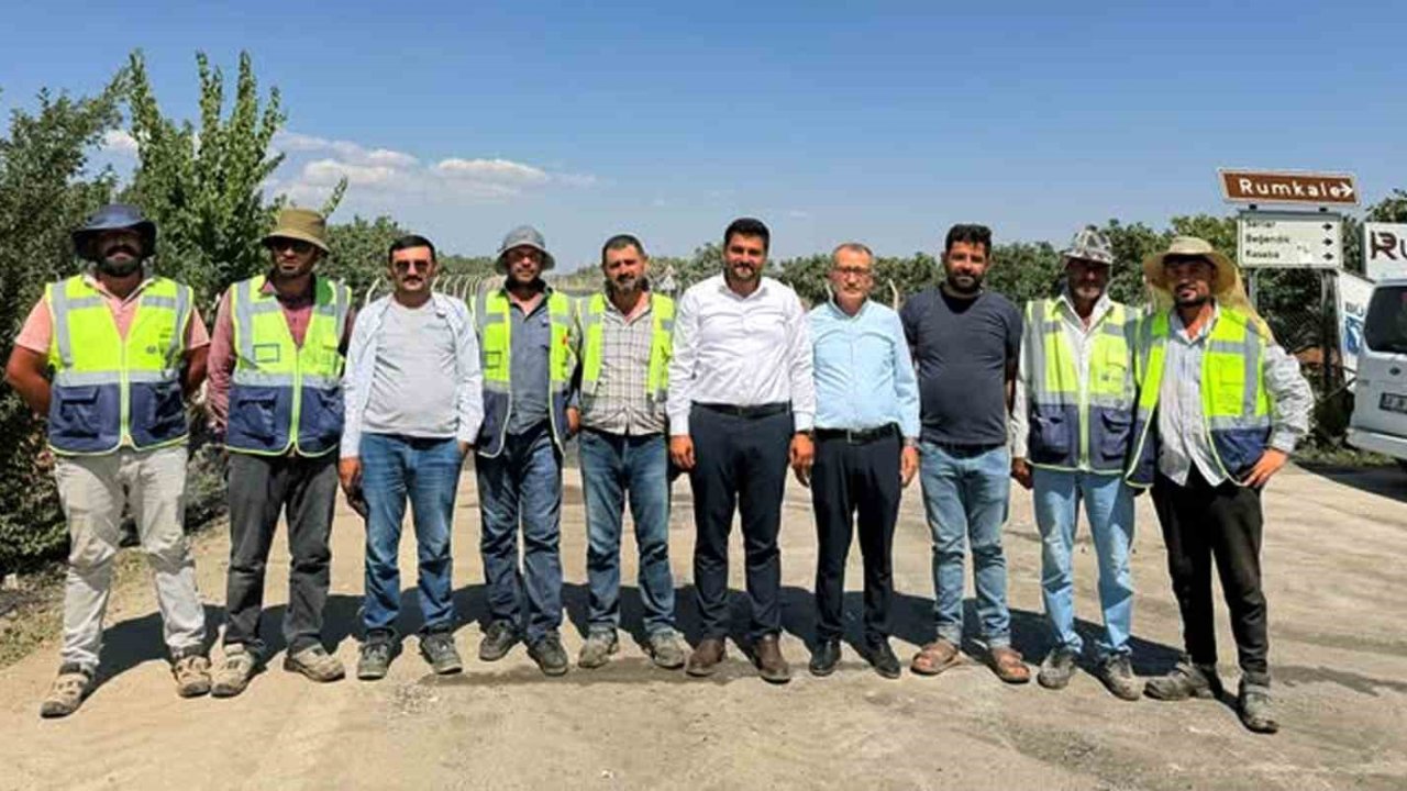 Başkan Şahin’e Araban’daki asfalt hizmeti için teşekkür