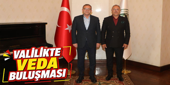 Kars Valiliğinde Veda Buluşması