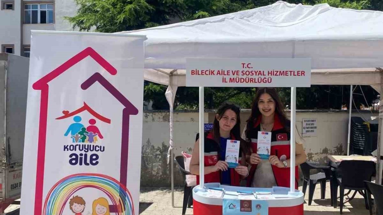 Bilecik’te koruyucu aile tanıtım standı açıldı