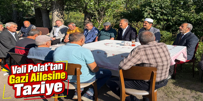 Kars Valisi Ziya Polat’tan Kıbrıs Gazisi Yasin Soğukbulak’ın Ailesine Taziye