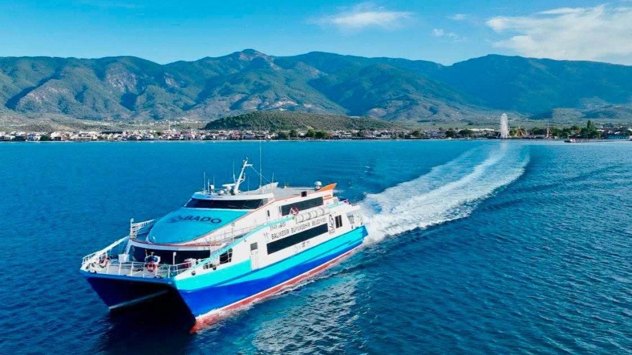 Akçay-Midilli seferleri resmen başladı