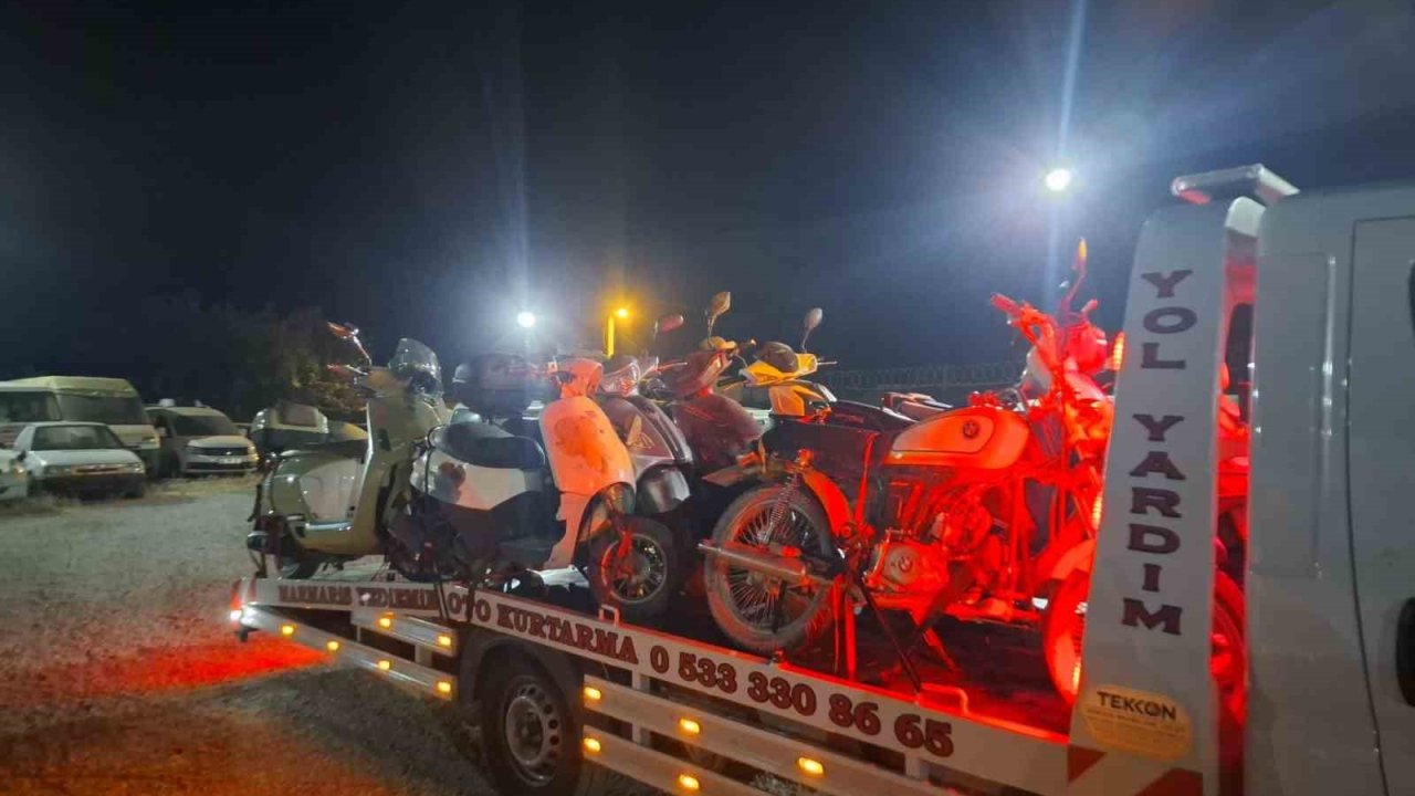 Datça’da motosiklet denetimi: "19 araç trafikten men edildi"