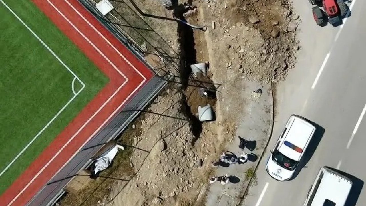Erfelek’te su baskınlarına kalıcı çözüm için ilk kazma vuruldu