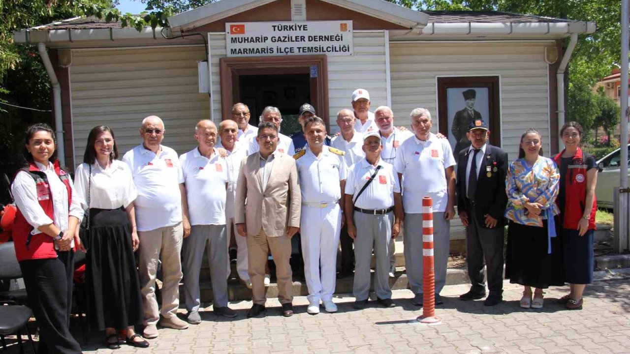 Marmaris’te Kıbrıs Gazileri: "Yine çağrılsa vatan için göreve hazırız"