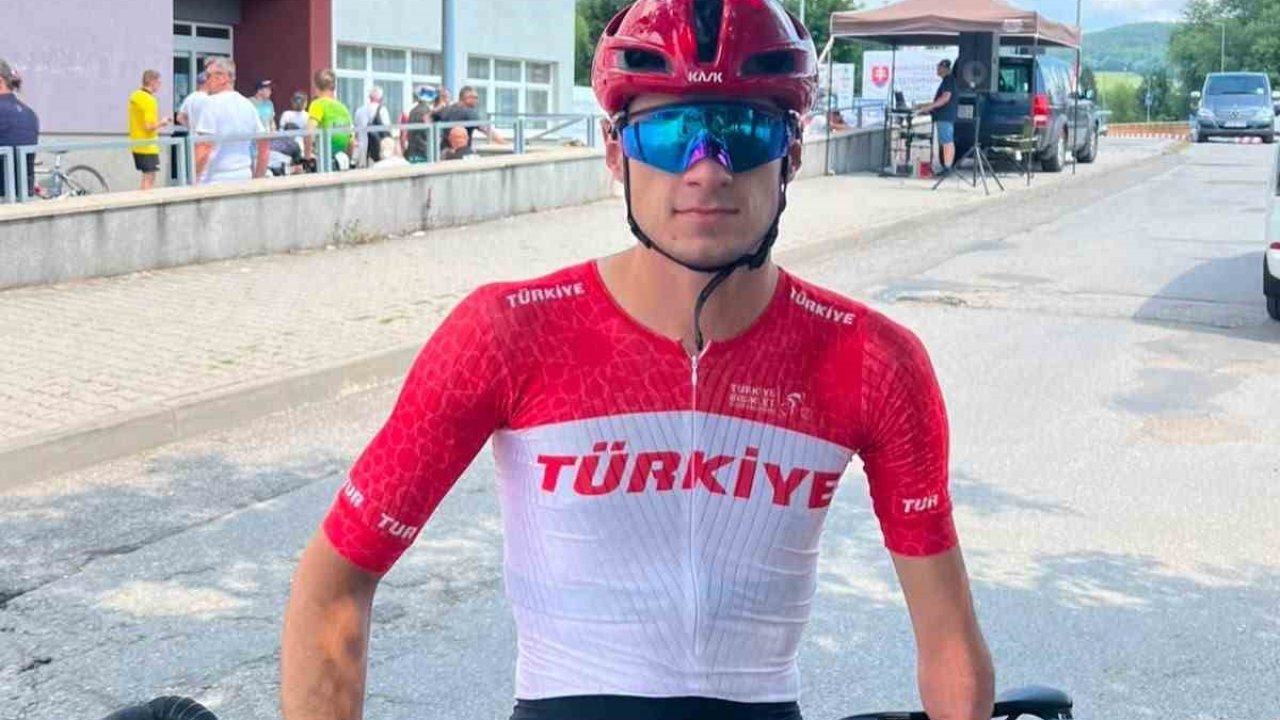 Milli bisikletçi Mehmet Keskin Slovakya’da sahne aldı