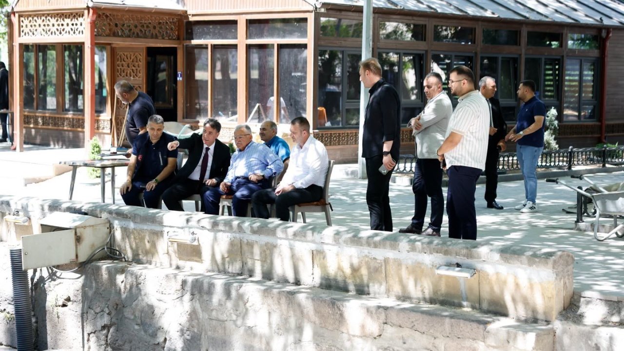 Başkan Büyükkılıç’tan Develi’ye yakın takip: Elbiz Parkı yenileniyor