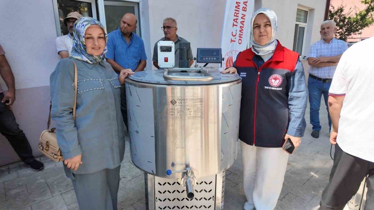 Düzce’de 45 üreticiye süt soğutma tankı desteği