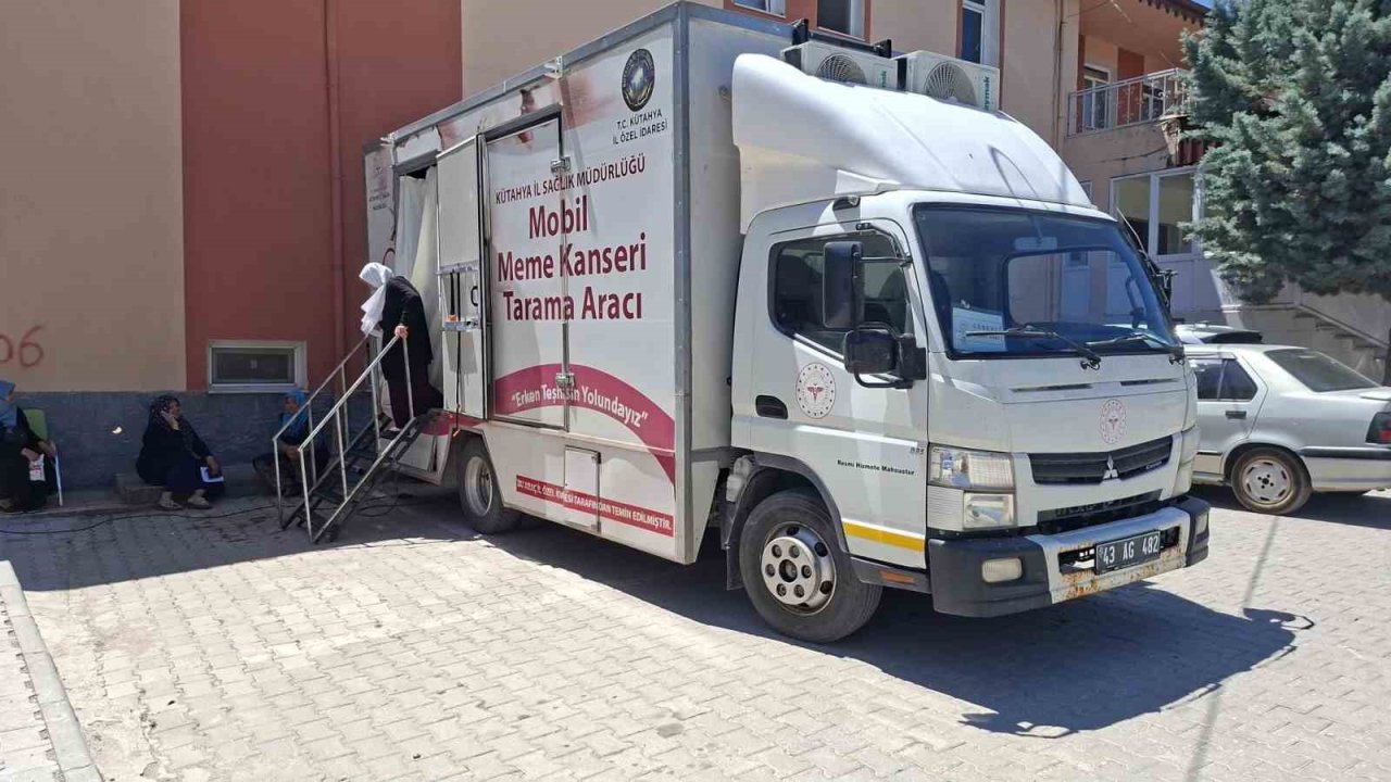 Hisarcık’ta meme kanseri için mobil tarama çalışmaları sürüyor