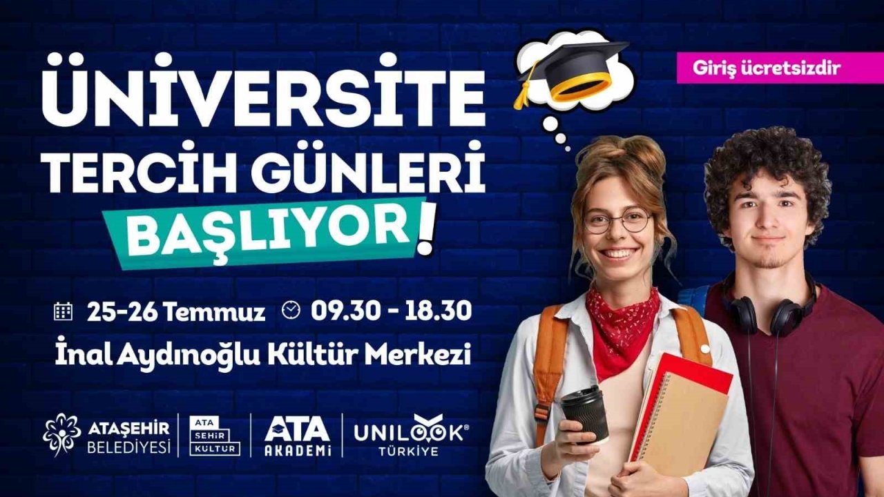 Gençlerin üniversite tercih yolculuğuna Ataşehir Belediyesi’nden destek