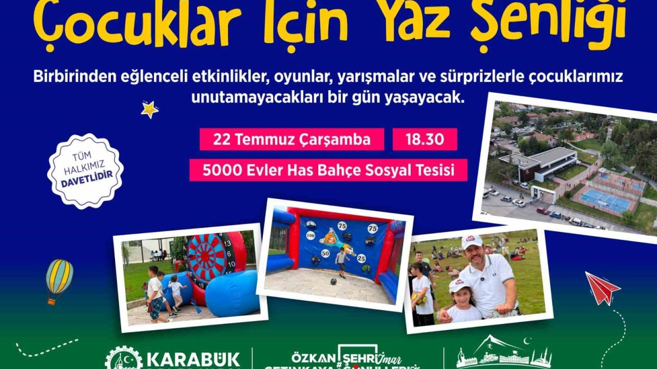 Çocuk Yaz Şenliği bu kez Has Bahçe’de düzenlenecek