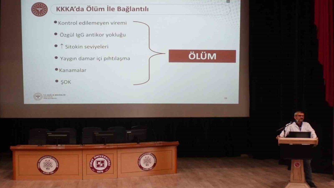 Elazığ’da sağlık çalışanlarına KKKA eğitimi